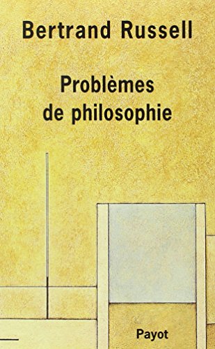 ProblÃ¨mes de philosophie (9782228881722) by Russell, Bertrand