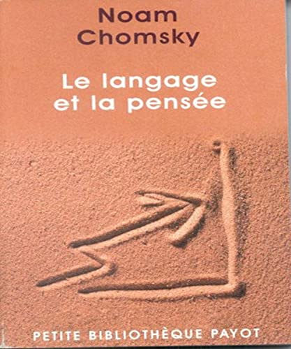 Le Langage et la PensÃ©e (9782228882699) by Chomsky, Noam