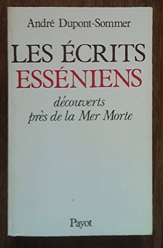 Stock image for Les crits essniens dcouverts prs de la mer Morte for sale by A TOUT LIVRE