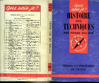 9782228884204: Histoire des techniques