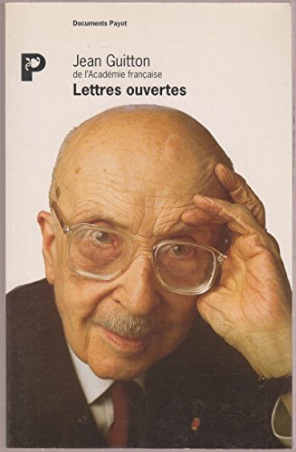 Beispielbild fr Lettres ouvertes zum Verkauf von Ammareal