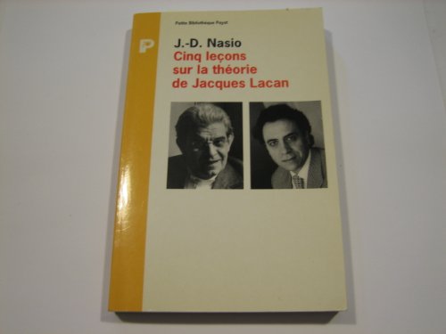Stock image for Cinq leons sur la thorie de Jacques Lacan for sale by medimops