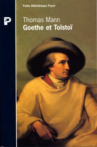 Imagen de archivo de Goethe et Tolsto a la venta por librairie le Parnasse