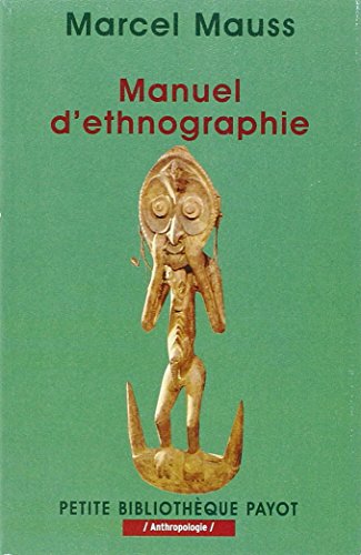 Stock image for Manuel d'ethnographie for sale by Better World Books