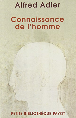 Connaissance de l'homme (9782228898997) by Adler, Alfred