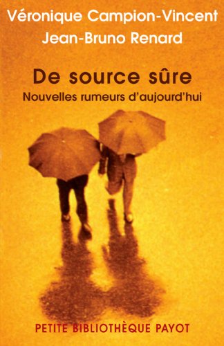 Stock image for De source sre : Nouvelles rumeurs d'aujourd'hui for sale by Ammareal