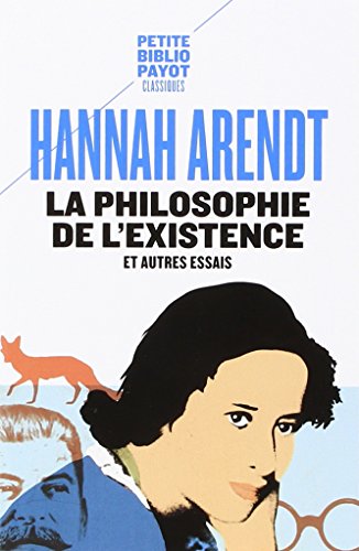 Stock image for La philosophie de l'existence et autres essais for sale by Revaluation Books
