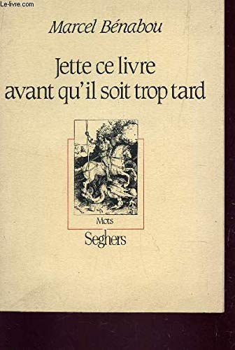 Beispielbild fr Jette Ce Livre Avant Qu'il Soit Trop Tard zum Verkauf von RECYCLIVRE