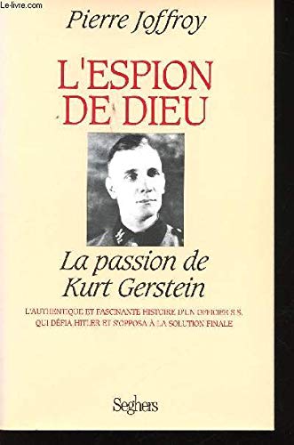 9782232104213: L'espion de dieu, la passion de kurt gerstein