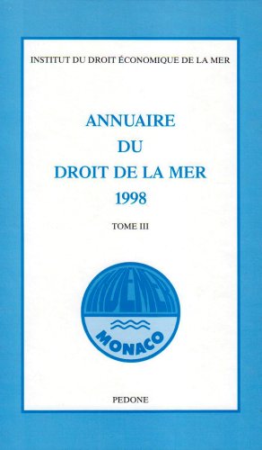 Beispielbild fr Annuaire du droit de la mer. 3, 1998 zum Verkauf von Librairie La Canopee. Inc.