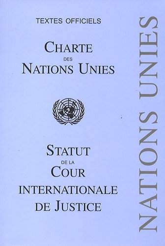 9782233004963: Charte des Nations Unies: Statut de la Cour internationale de justice
