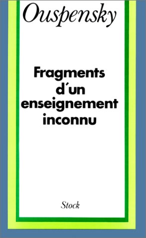 Beispielbild fr Fragments d'un enseignement inconnu zum Verkauf von medimops