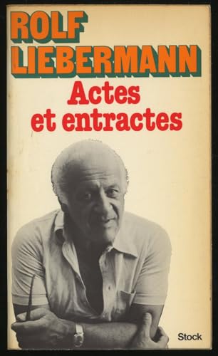 Actes et entractes