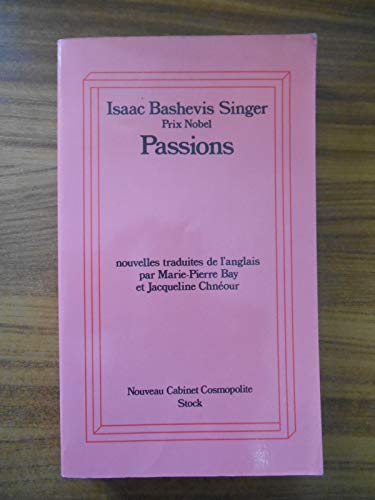 Stock image for Passions Singer, Isaac Bashevis for sale by LIVREAUTRESORSAS