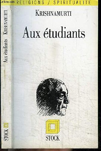 Beispielbild fr Aux tudiants zum Verkauf von A TOUT LIVRE