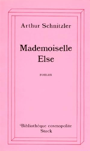 Stock image for Mademoiselle Else for sale by Ammareal