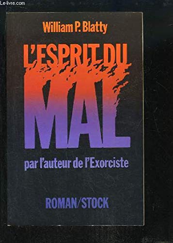 Imagen de archivo de L'esprit du mal a la venta por Ammareal