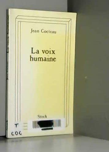 9782234016781: La Voix humaine: Pice en un acte