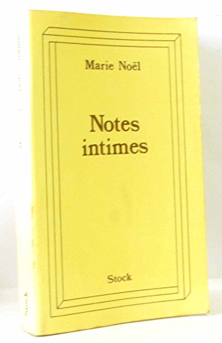 Beispielbild fr Notes intimes \; suivies de Souvenirs sur l'abb Bremont [i.e. Bremond] zum Verkauf von medimops