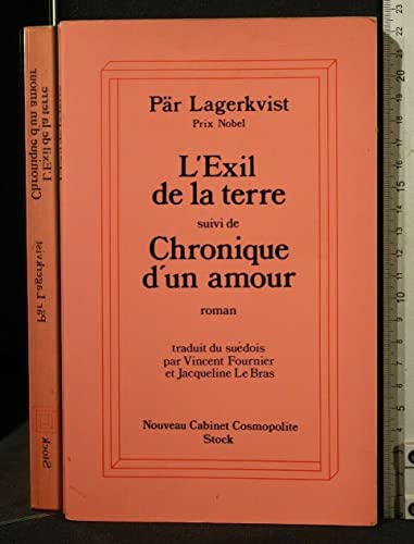 L'exil de la terre (9782234019102) by PÃ¤r Lagerkvist