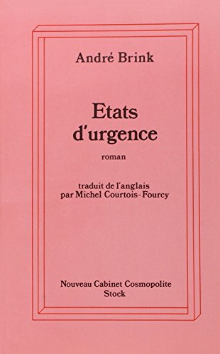 Imagen de archivo de Etats d'urgence a la venta por Librairie Th  la page