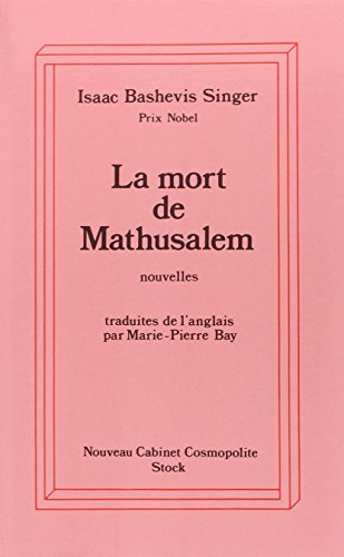 9782234021679: La mort de Mathusalem (La Cosmopolite)