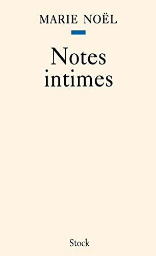 Beispielbild fr Notes intimes zum Verkauf von medimops