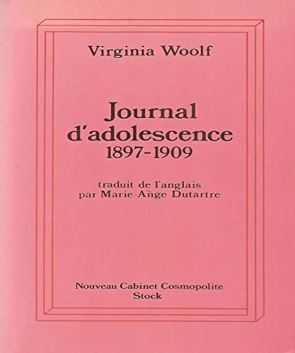 Imagen de archivo de Journal d'adolescence, 1897-1909. a la venta por Books+