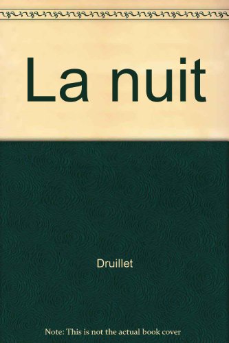Beispielbild fr La Nuit zum Verkauf von RECYCLIVRE