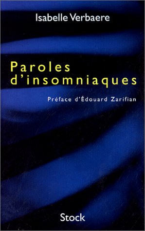 Beispielbild fr Paroles d'insomniaques zum Verkauf von Ammareal