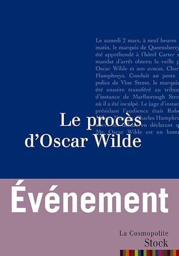Beispielbild fr Le procs d'Oscar Wilde zum Verkauf von medimops