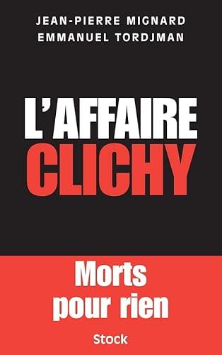 Stock image for L'affaire Clichy [Broch] for sale by secretdulivre