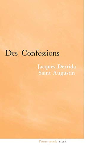 Stock image for Des confessions for sale by Chapitre.com : livres et presse ancienne