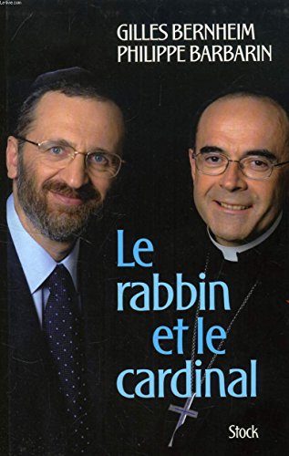 Beispielbild fr Le rabbin et le cardinal : Un dialogue judo-chrtien d'aujourd'hui zum Verkauf von Ammareal