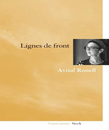 Lignes de front (9782234064041) by Ronell, Avital