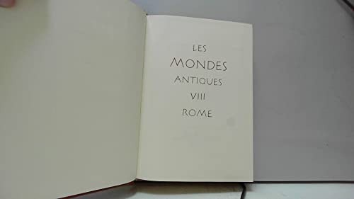 Beispielbild fr Histoire romaine (Les Mondes antiques) zum Verkauf von Ammareal