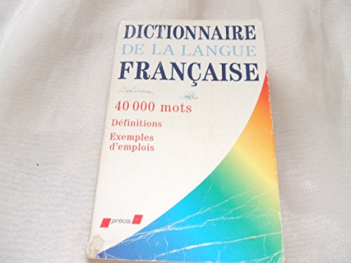 Stock image for Dictionnaire de la langue franaise for sale by Librairie Th  la page