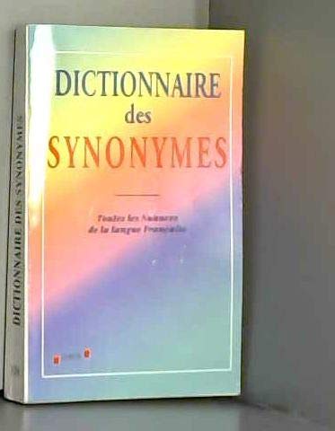 Beispielbild fr Dictionnaire des synonymes [Board book] zum Verkauf von LIVREAUTRESORSAS