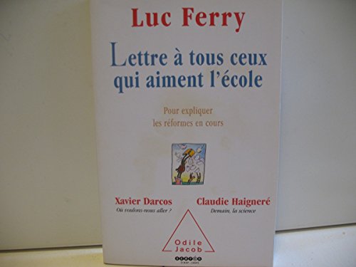 Beispielbild fr lettres a tous ceux qui aiment l ecole zum Verkauf von Librairie Th  la page