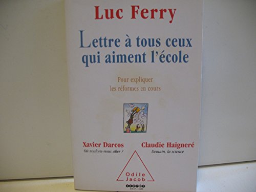 Lettre à tous ceux qui aiment l'école