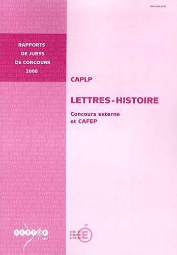 9782240029270: CAPLP Lettres-Histoire: Concours externe et CAFEP