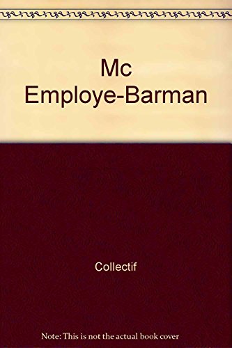 9782240030740: Employ barman - mention complmentaire