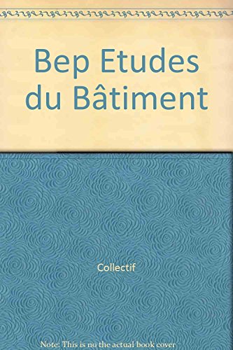 Imagen de archivo de Bep tudes du Btiment France a la venta por BIBLIO-NET