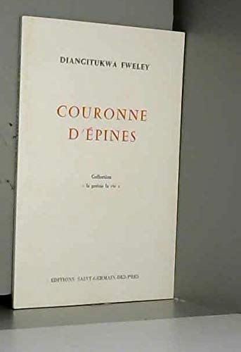 Imagen de archivo de Couronne d'epines a la venta por LiLi - La Libert des Livres