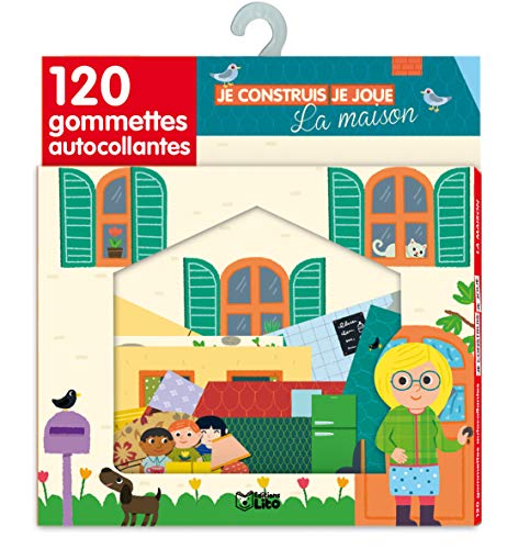 9782244066424: Je Construis, Je Joue avec les Gommettes : la Maison - De 3  5 ans