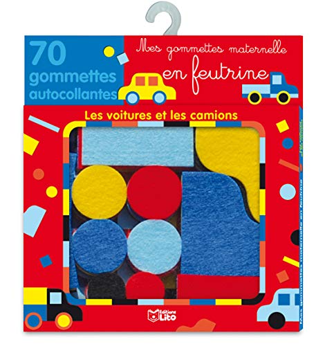 9782244067094: Mes gommettes maternelle en feutrine - Les voitures et les camions - de 3  5 ans