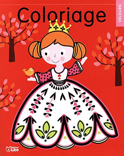 9782244103815: Mon premier coloriage velours: La petite princesse - Ds 3 ans