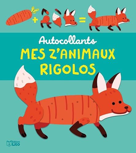 Beispielbild fr Autocollants mes z'animaux rigolos: Le renard - Ds 4 ans zum Verkauf von medimops