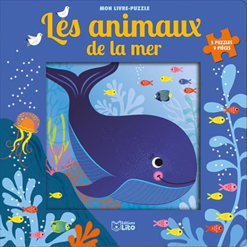 Beispielbild fr Mon livre puzzle 9 pices: Les animaux de la mer - Ds 2 ans zum Verkauf von medimops