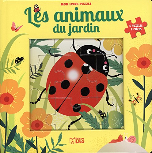 Beispielbild fr Mon livre puzzle 9 pices: Les animaux du jardin - Ds 2 ans zum Verkauf von medimops